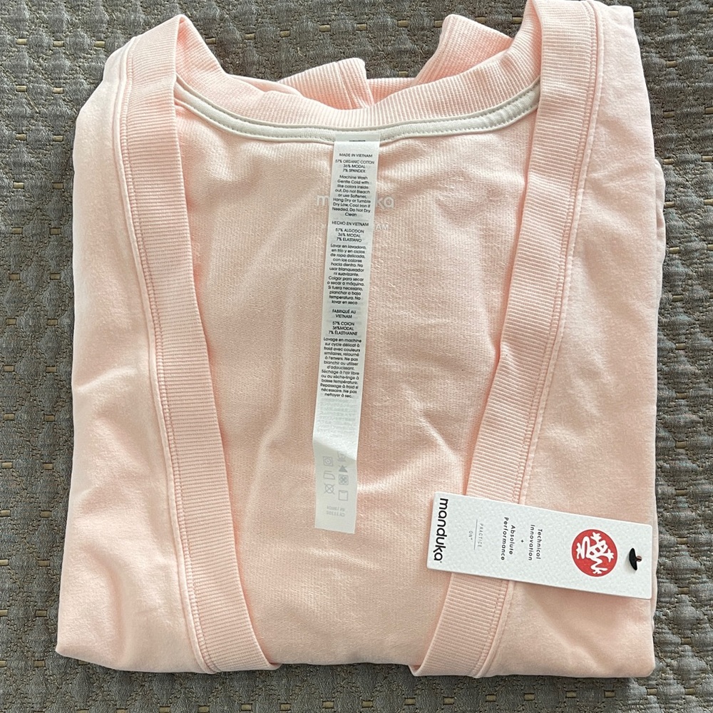 Manduka Light Peach Ballet Top